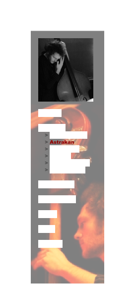 

Accueil

Activités
    > Blancheneige
    > Astrakan
    > Ruby Kash
    > Blondel
    > Collaborations
    > Personnelles

A propos de

Espace Pros

Passif

Liens

Contact