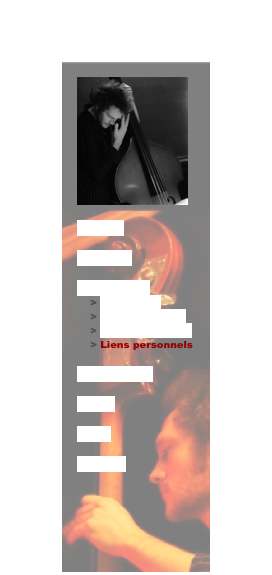 

Accueil

Activités

A propos de
    > Biographie
    > Photos / Vidéos
    > Textes / Dessins 
    > Liens personnels

Espace Pros

Passif

Liens

Contact